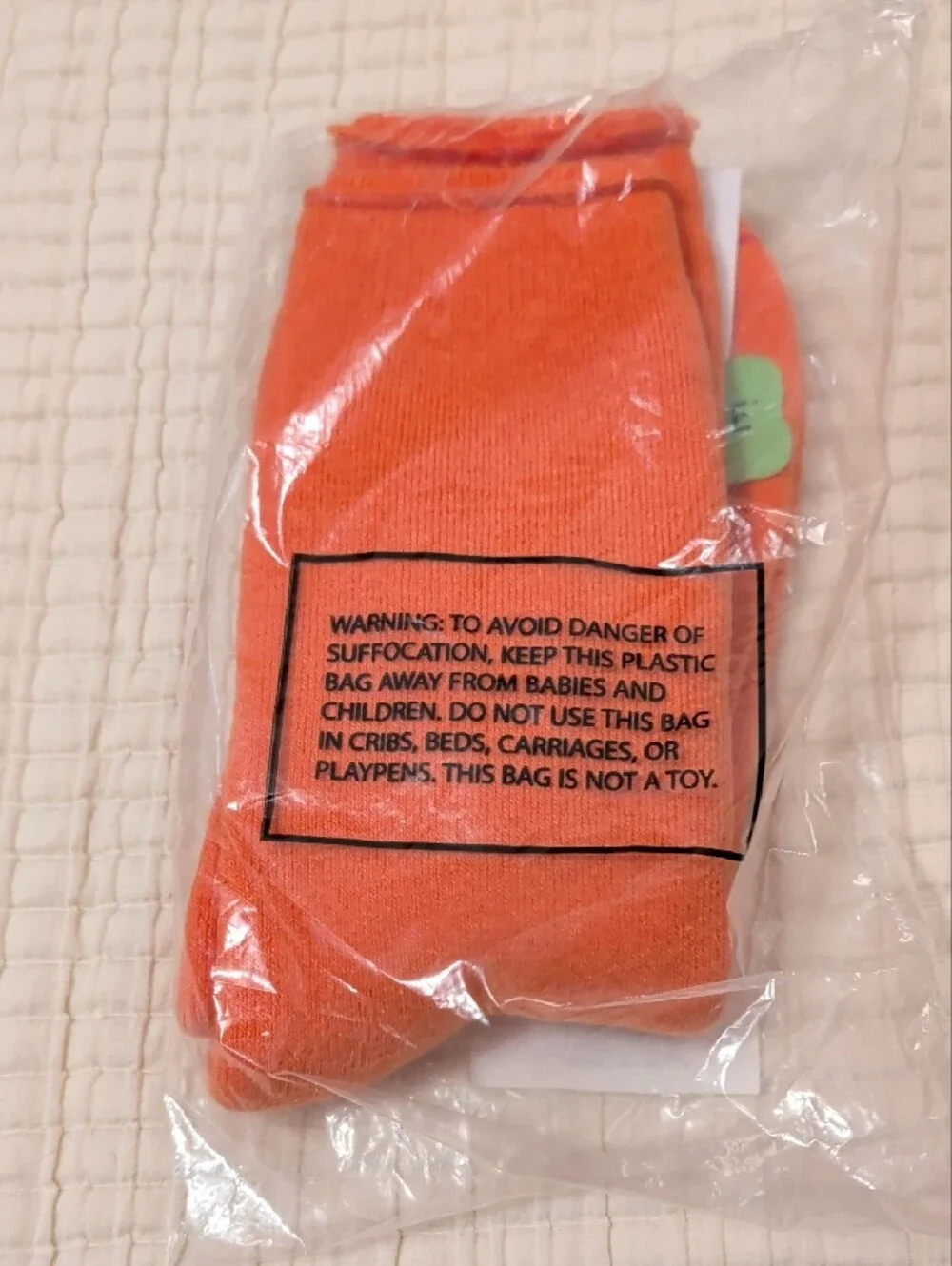 Outdoor Voices Bright Orange Crew Socks NWT